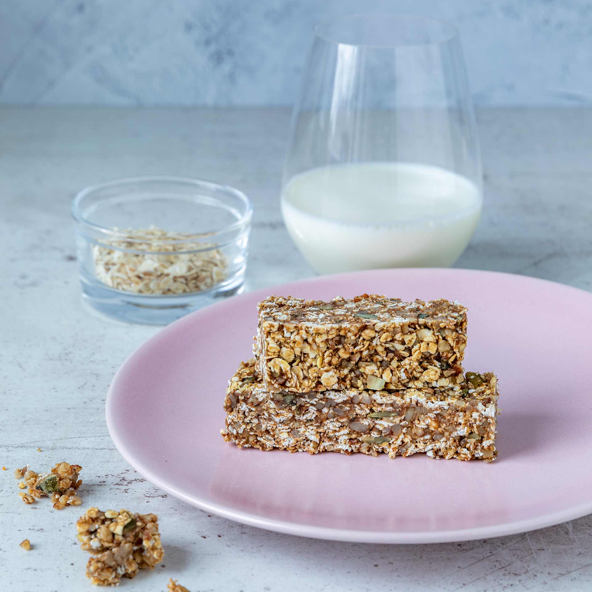 SteviaSweet | Home-made muesli bar (vegan)